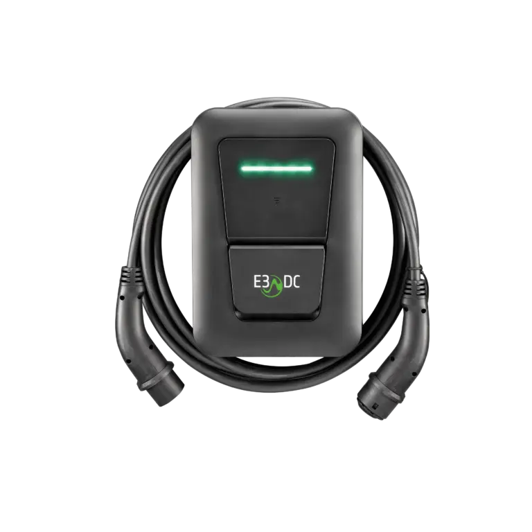 Wallbox efy nicht angeschlagenes Kabel frontal